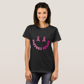 Groovy Support Squad Brustkrebs Bewusstsein 2 Kind T-Shirt (Vorne ganz)