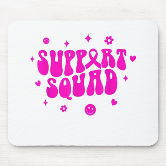 Groovy Support Squad Brustkrebs Bewusstsein, wir Mousepad (Vorne)