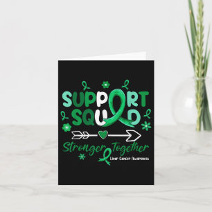 Groovy Support Squad Green Ribbon Liver Cancer Awa Karte