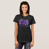 Groovy Support Squad Hodgkin-Lymphom-Bewusstsein T-Shirt (Vorne ganz)