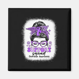 Groovy Support Squad Messy Bun Überdosierung Bewus Magnet