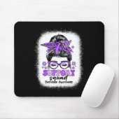 Groovy Support Squad Messy Bun Überdosierung Bewus Mousepad (Mit Mouse)
