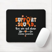 Groovy Support Squad Orange Band Leukämie-Bewussts Mousepad (Mit Mouse)