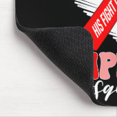 Groovy Support Squad Sein Kampf ist unser Kampf He Mousepad (Ecke)
