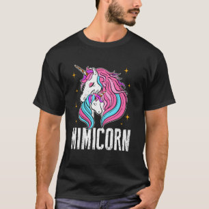 Groovy Süße Mimicorn Einhorn Liebhaber Mama Mutter T-Shirt