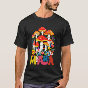 Groovy Süße Nana Pilz Blumen Mama Mutti Mütter T-Shirt