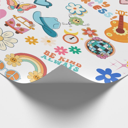 GROOVY SWIFT-STYLE DECOR GESCHENKPAPIER (Ecke)