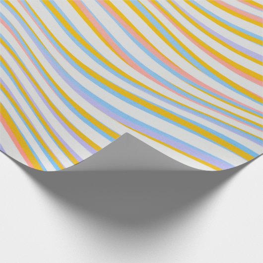 Groovy Swirl Geschenkpapier (Ecke)