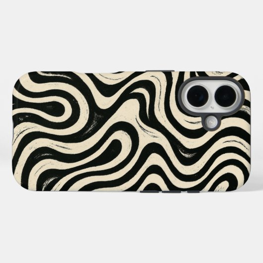 Groovy Swirl Phone case (Rückseite (Horizontal))