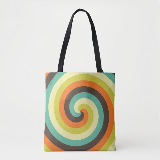 Groovy Swirl Revival Tasche (Vorderseite)