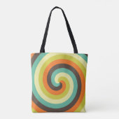 Groovy Swirl Revival Tasche (Rückseite)