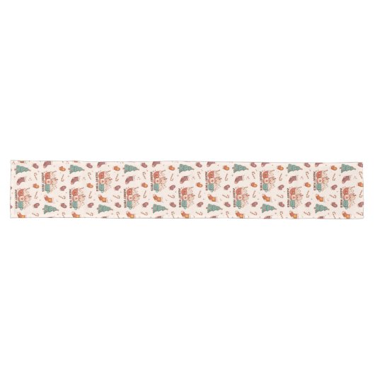 Groovy Table Runner Retro Pastel Holiday Magic Großer Tischläufer (Horizontal)