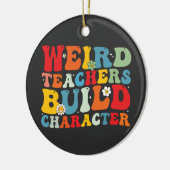 Groovy Teacher Build-Charakter Keramik Ornament (Links)