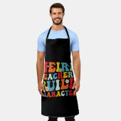 Groovy Teacher Build-Charakter Schürze (Getragen)