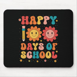 Groovy Teacher Student 100. Tag der Schule glückli Mousepad