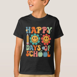 Groovy Teacher Student 100. Tag der Schule glückli T-Shirt
