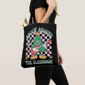 Groovy Teacher Xmas Rockin' Rund um das Klassenzim Tasche (Von Nahem)