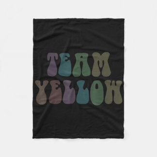 Groovy Team Yellow War Game 60er Go Summer Camp An Fleecedecke