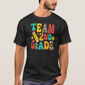 Groovy Team Zweite Klasse Lehrer erster Tag T-Shirt