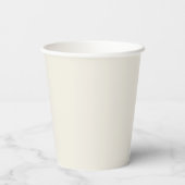Groovy Terracotta Peach Retro Custom Baby Dusche Pappbecher (Rückseite)
