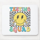 Groovy Test Day Testing Squad Motivation Teacher S Mousepad (Vorne)