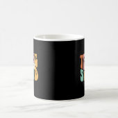 Groovy Testing Squad Test Day Motivierend Teacher Kaffeetasse (Mittel)