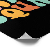 Groovy Testing Squad Test Day Motivierend Teacher Poster (Ecke)