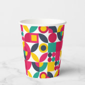 Groovy Theme Party Pappbecher (Rückseite)