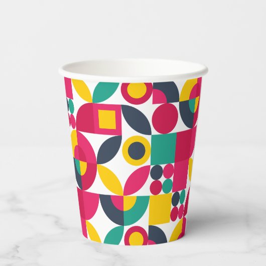 Groovy Theme Party Pappbecher (Rückseite)