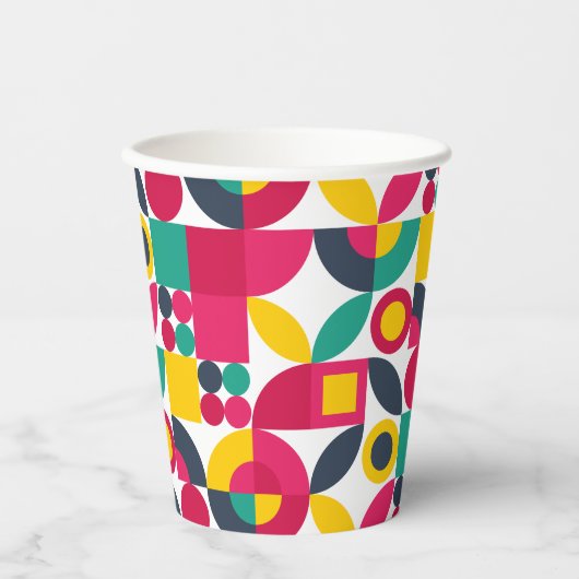 Groovy Theme Party Pappbecher (Vorderseite)