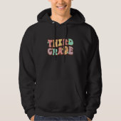 Groovy Third Grade Student 3rd Grade Teacher Back Hoodie (Vorderseite)