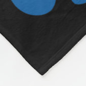 Groovy Third Grade Team Baseball Erster Schultag Fleecedecke (Ecke)