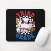 Groovy Third Grade Team Baseball Erster Schultag Mousepad (Mit Mouse)