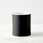 Groovy Third Grade Vibes Gesicht Retro Lehrer Byck Kaffeetasse (Mittel)
