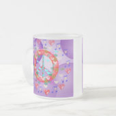 GROOVY TIMZ COFFEE MUGS - BLUME POWER DESIGNS MATTGLASTASSE (Vorderseite Links)