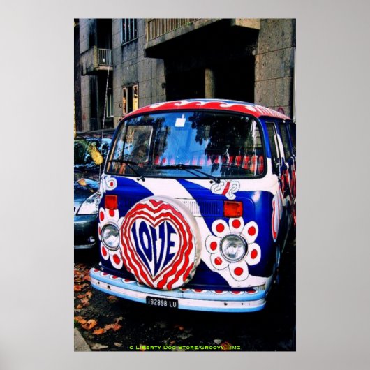GROOVY TIMZ LIEBE VAN POSTER - RETRO POSTERS (Vorne)