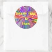 GROOVY TIMZ STICKERS - PSYCHEDELISCHES ARTWORT - F (Tasche)