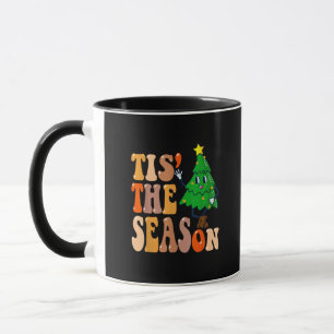 Groovy Tis The Season Weihnachtskiefer Tasse