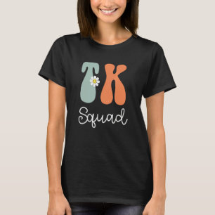 Groovy TK Squad Lehrer Übergangs-Kindergarten T-Shirt