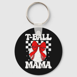Groovy Tll Mama Softll T-ll Mama karierte Mütter Schlüsselanhänger