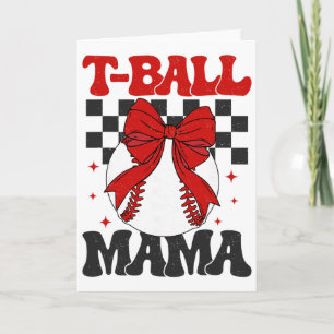 Groovy Tll Mama Softll T-ll Mama Karierte Mutterta Karte
