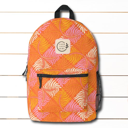 Groovy Topical Floral Add Logo Corporate Bedruckter Rucksack