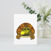 Groovy Tortoise Postkarte (Stehend Vorderseite)