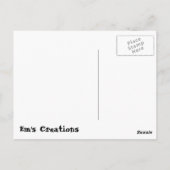 Groovy Tortoise Postkarte (Rückseite)