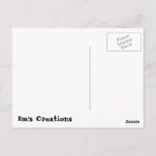 Groovy Tortoise Postkarte (Rückseite)