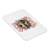 Groovy Total Solar Eclipse 8. April 2024 Astronomi Magnet (Rechte Seite)