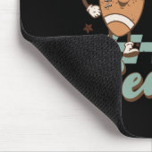 Groovy Touchdown Season Footbyll Blitz Ga Mousepad (Ecke)
