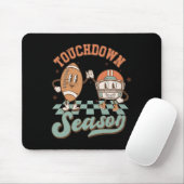 Groovy Touchdown Season Footbyll Blitz Ga Mousepad (Mit Mouse)