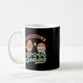 Groovy Touchdown Season Fußball Blitz Ga Kaffeetasse (Links)