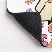 Groovy Trick oder lehren Ghost Lehrer Halloween Ko Mousepad (Ecke)